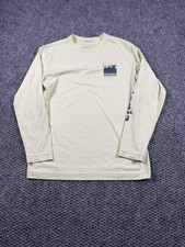 Patagonia Shirt Youth Large 12 Yellow Long Sleeve Save Our Home Planet Graphic