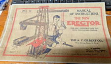 NEW COPIES 1929 WHITE TRUCK 7 1/2 PLUS MAKE 10 A.C. GILBERT ERECTOR SET