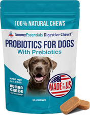 Tummy Essentials Probiotic Chews for Dogs, Supports Gut Health for Dogs and Firm