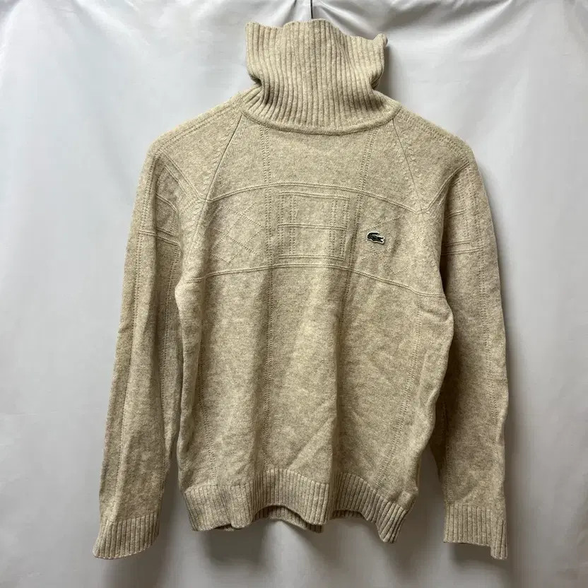 Lacoste Beige Turtleneck Sweater, Women's Size 100 thumbnail 6