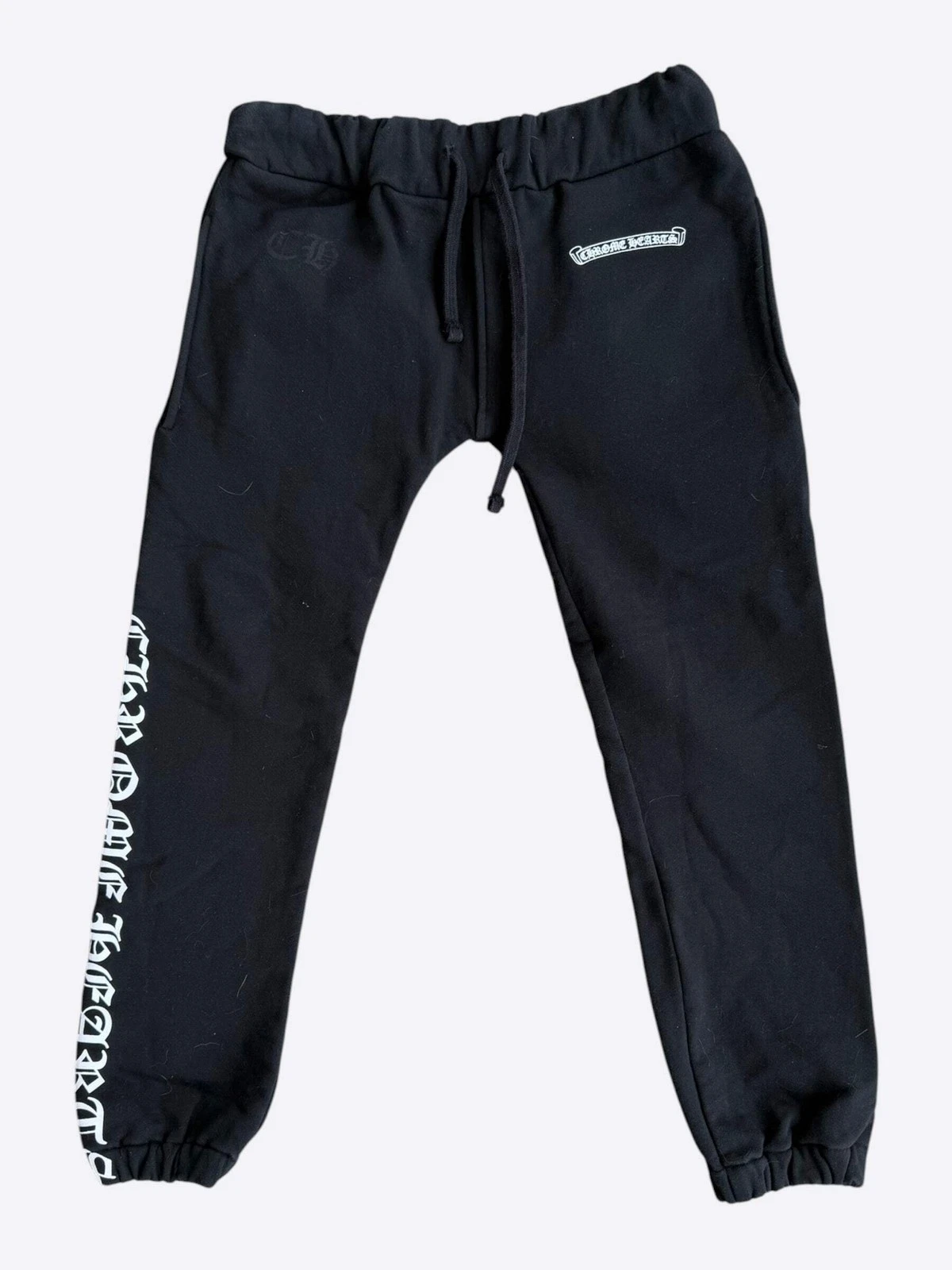 Chrome Hearts Black & White Logo Sweatpants