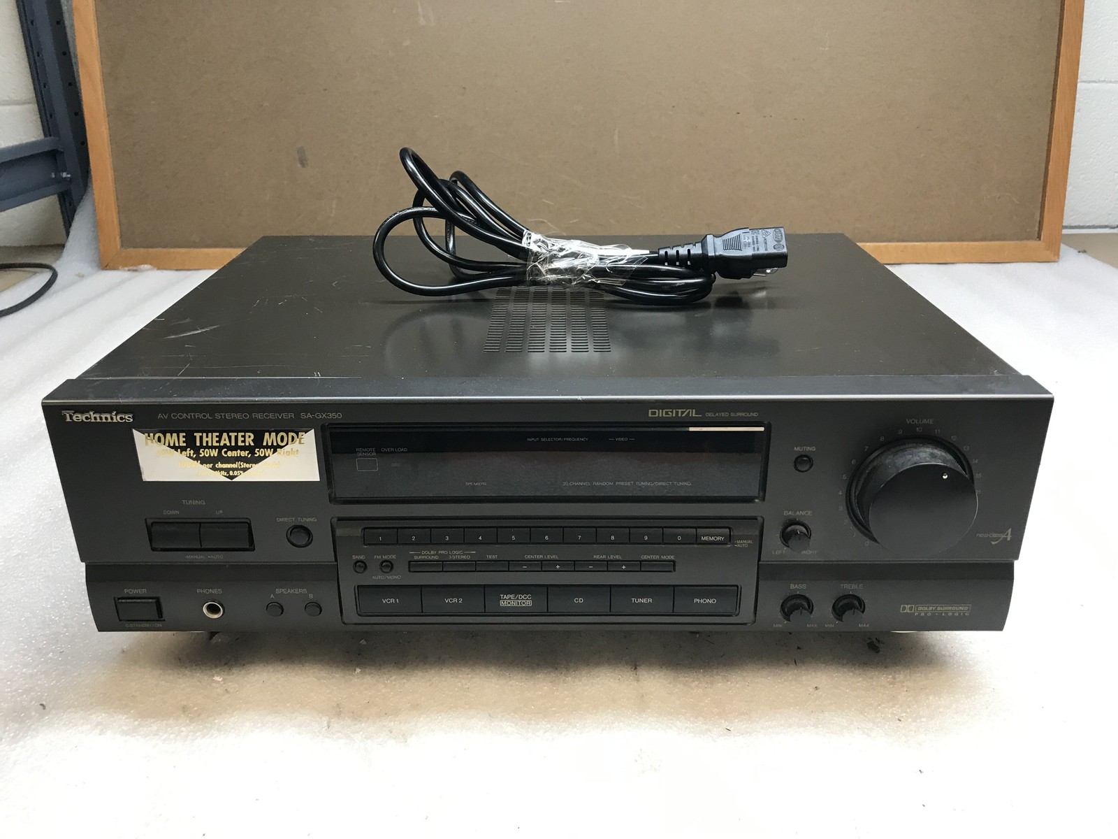 Technics SA-GX350 AV Control Stereo Receiver Digital Delayed Surround Sound