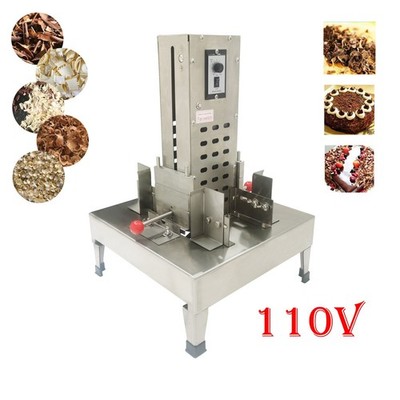 110V 180W Electric Choco Shaver Chocolate Shavings Machine Grater Scraper 4 Knif