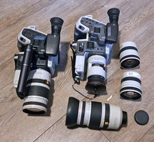 CANON L1  L2 CAMCORDERS  6 LENS LOT, ALL UNTESTED, AS-IS, NO RETURN