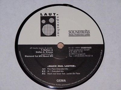 Laut-Sprecher - Mach Mal Lauter, 12'', (Vinyl)