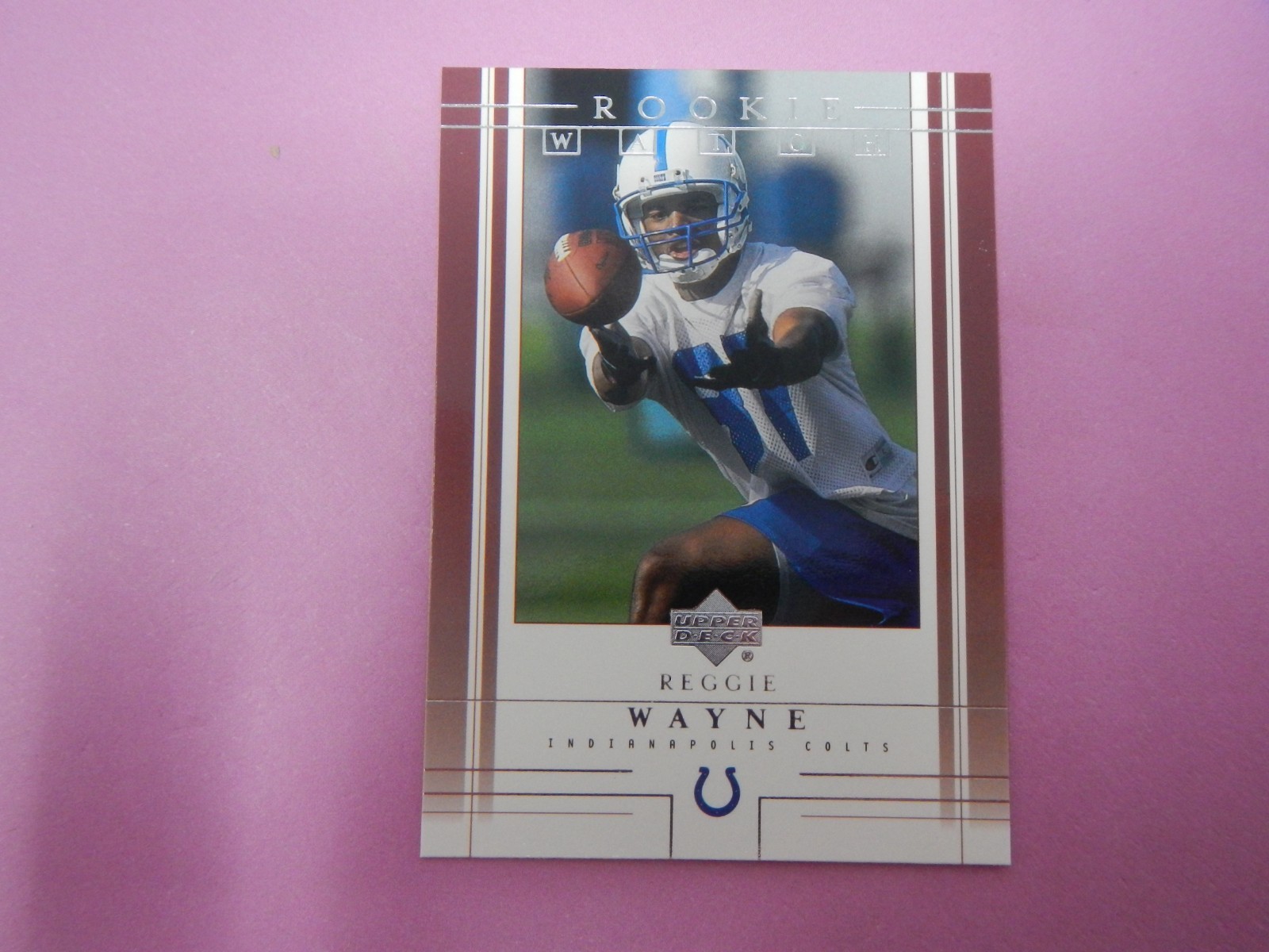 2001 Upper Deck Rookie Watch Reggie Wayne #245