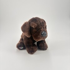 Ganz Webkinz Chocolate Lab 8  Plush Brown Labrador Retriever HM138 No Code
