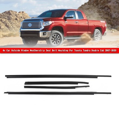 Draußen Fenster Streifen Siegel Gürtel Gießen Für Toyota Tundra Double Cab 07-20