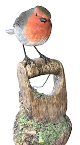 Vintage Arden #110 Spade Robin Sculpture - Christopher Holt - 6 1/4" Life Like