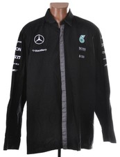 AMG MERCEDES 2010S RACING TEAM FORMULA 1 F1 BUTTON SHIRT HAMILTON ERA SIZE XXL