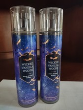 2 X Bath  Body Works Wicked Vanilla Woods Fine Fragrance Mist 8 Oz Spray