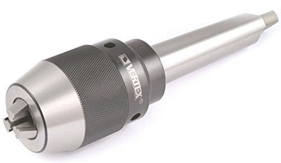 Vertex MT3 Keyless Drill Chuck 1/8-5/8 Inch - Integrated Design