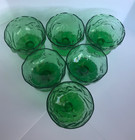 SET OF 6 MORGANTOWN OR SENECA EMERALD DRIFTWOOD GREEN SHERBET 3” — photo 2