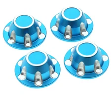 Alloy Machined Center Wheel Hub Caps (4) for Axial SCX6 45001
