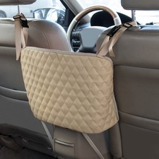 Car Organizers and Storage Purse Holder, Large Capacity Car Net Pocket Handba...