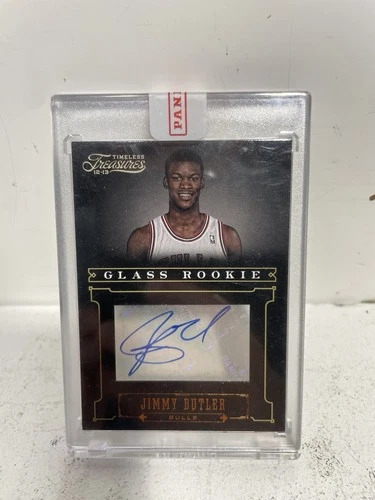2012-13 Panini Timeless Treasures - Glass Rookie Autographs Jimmy Butler 159/499