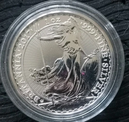 2017 Silver Britannia 1 oz — photo from another recent sale