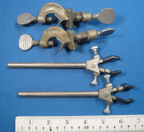 FISHER MICRO 3-PRONG EXTENSION CLAMPS AND HOLDERS X2 FREE SHIPPING M