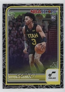 2023-24 Panini Haunted Hoops Holo Webs Keyonte George #98 Rookie RC