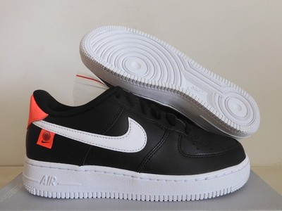 Nike Air Force 1 WW Worldwide Pack (GS) Black-Flash Crimson 6.5Y [CN8533-001]