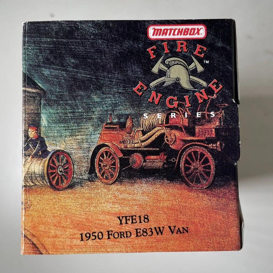 Matchbox Models Of Yesteryear Fire Engine Series 1950 Ford E83W Van YFE18  - Image 3 of 4