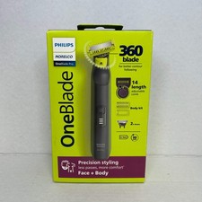 New Philips OneBlade Pro Hybrid Face  Body Electric Trimmer QP6542/70
