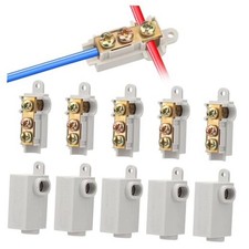 10PCS 6 AWG Gauge T-Type Wire Connector Nut Kit, 80A Quick Wiring 6 AWG 80A