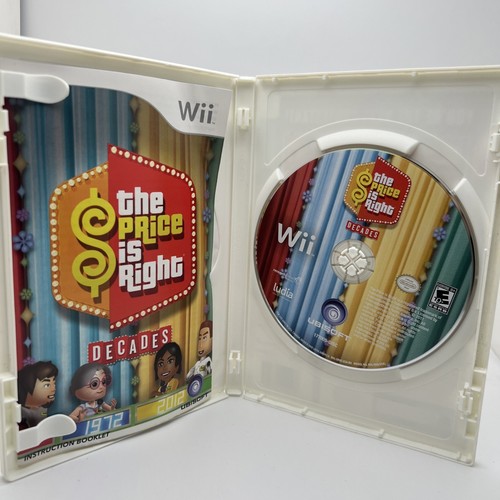 2011 The Price is Right Decades For Nintendo Wii With Case And Manual Used - Picture 3 of 7