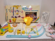 Vintage 1989 Disney STARGLOW Baby Crib Musical Mobile in Original Box Tested