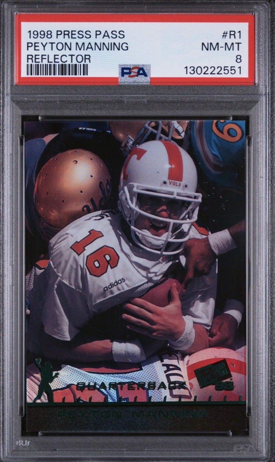 Peyton Manning Press Pass #R1 Reflector