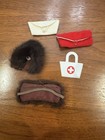 Vintage Barbie Mattel Accessory Lot Fur Stole Muff Nurse Bag Clutch Purses — photo 2