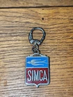 Antique Simca Enamel Keychain
