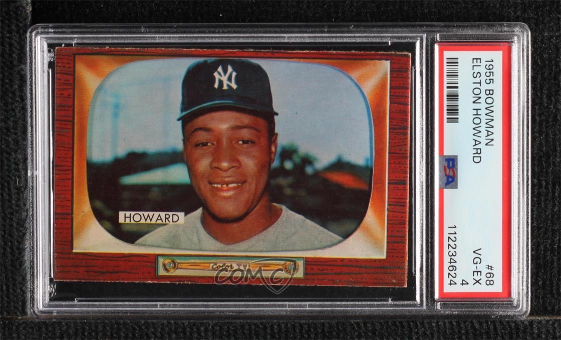 1955 Bowman Elston Howard #68 PSA 4 Rookie RC