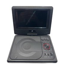 GPX PD701B Portable 7" DVD CD Player Swivel Screen for Travel No Power READ