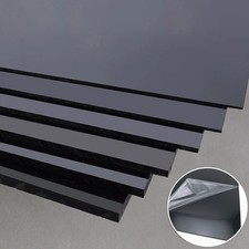 ABS Black Plastic Sheet Board DIY Model Craft 200x250mm 1/1.5/2/3/4/5mm Thick