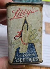 Libby's Asparagus Tin Can Vintage Miniature Display Chicago ILL Salesman Sample 