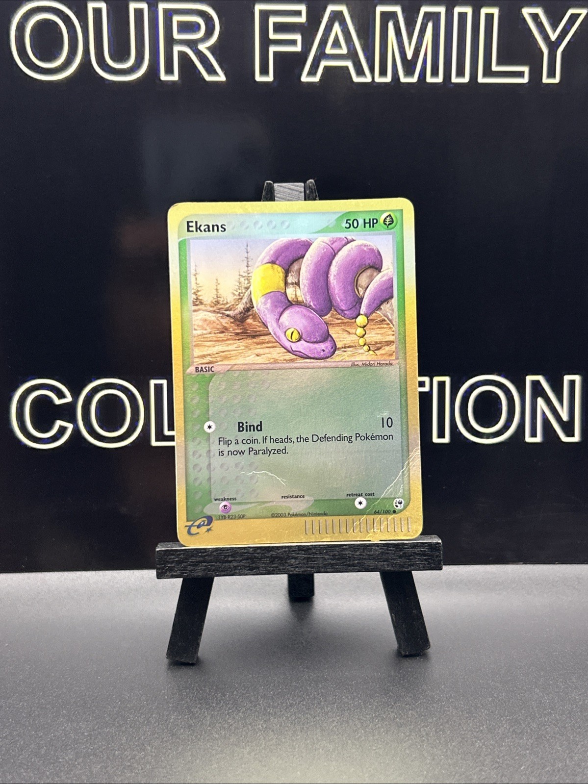 Ekans 64/100 Sandstorm Reverse Holo Pokemon Card