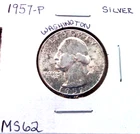 1957-P Washington Quarter — photo from another recent sale