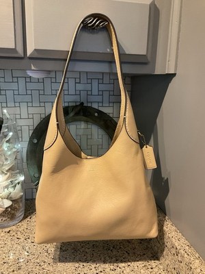 COACH Brooklyn Shoulder Bag 28 Leather CU068 Tan | eBay