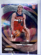 2024-25 Panini Prizm - Instant Impact Kyshawn George #19 Silver Prizm (RC)