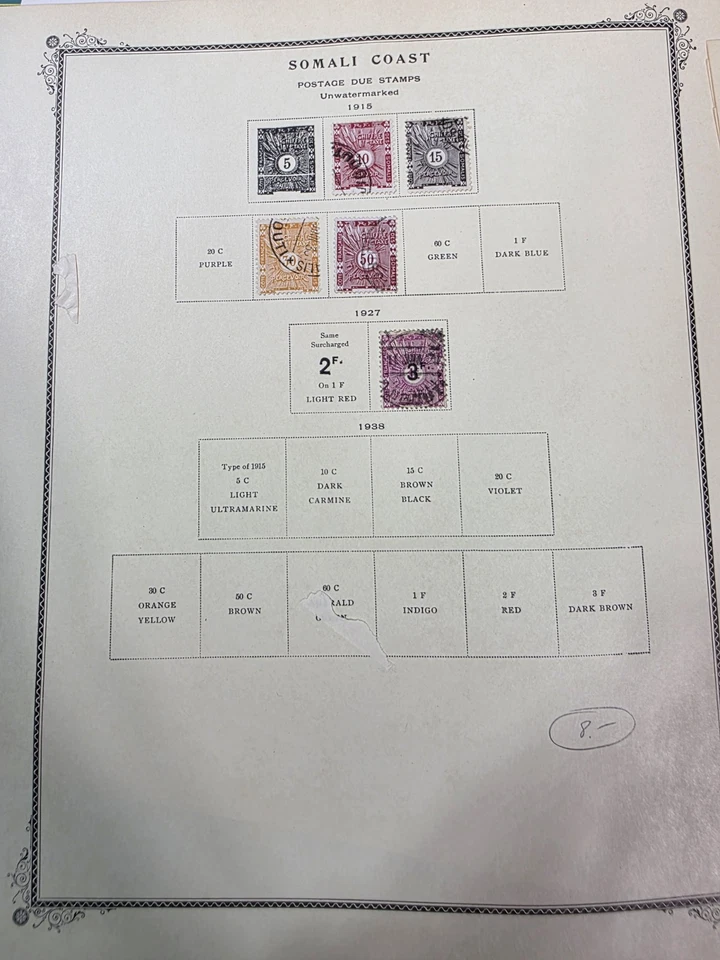  Somali Coast Stamp Collection 20 Pages - Image 3 of 4