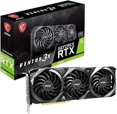 MSI GEFORCE RTX 3060 Ventus 3X 12GB GDDR6 OC Edition (6 Available)
