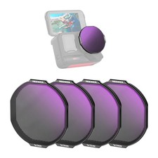 NEEWER ND/PL Filter Set Insta360 Ace Pro 2 US 4-Pack , ND8-64 Snap On, FL-C79