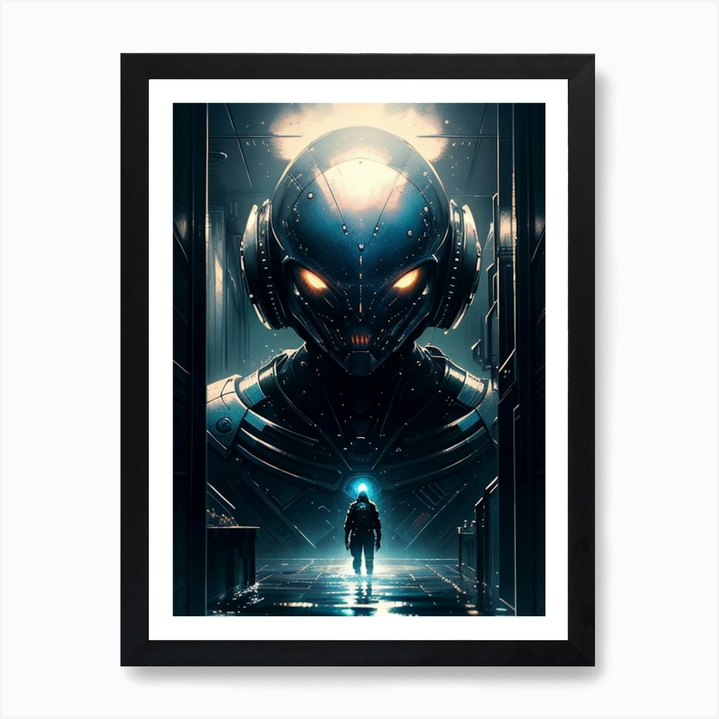 Sci - Fi Art Art Print Framed Wall Art Poster Canvas Print Picture