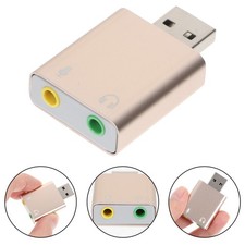 Usb Sound Card 7.1 Usb Audio Interface Sound Card With Headset Microphone Jack
