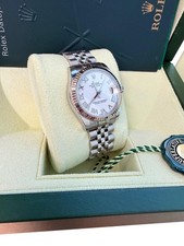 Rolex Datejust 31mm Oyster Perpetual Gold/Steel White Dial Ladies Watch 178274 15
