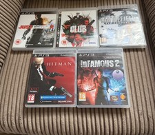 PS3 Action & Stealth Game Bundle - 5 Game Pack (Hitman, inFamous 2)
