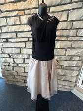 SLNY Womens Black Embellished Sleeveless Neckline Cocktail dress - sz 12
