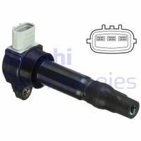 Delphi ZüNdspule ZüNdmodul FüR Mitsubishi Colt VI 1.3 1.1 1.6 Mivec 1.5