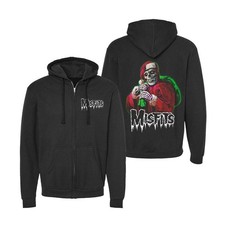 Misfits Holiday Fiend Zip Hoodie Unisex All Sizes